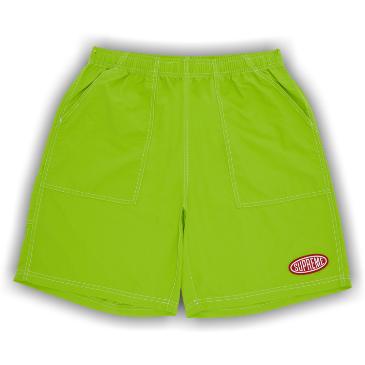 Buy Supreme Nylon Painter Short 'Lime' - SS23SH39 LIME | GOAT