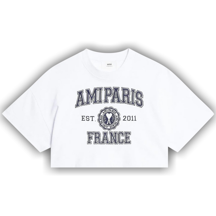 AMI PARIS◆Tシャツ/コットン/ホワイト/FTS008.726 AMI Paris AMI DE COEUR TEE White | BSTN Store