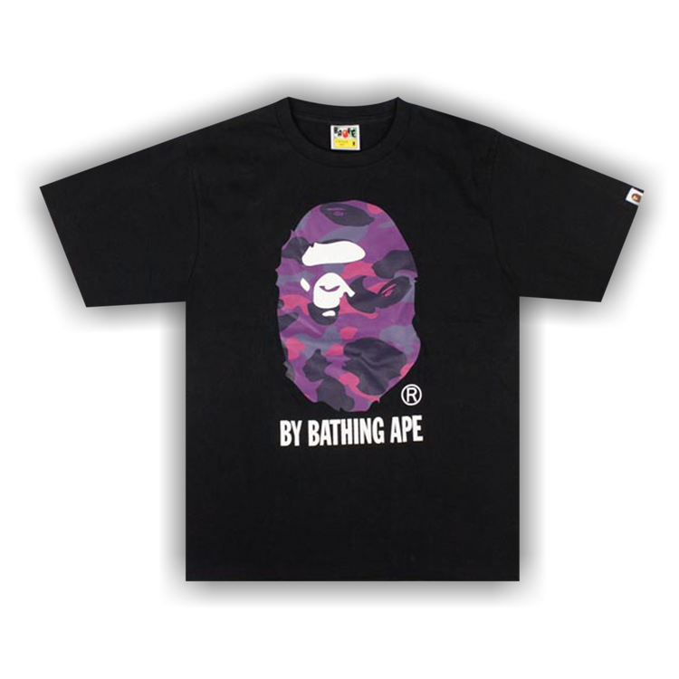 Purple camo bape shirt sales