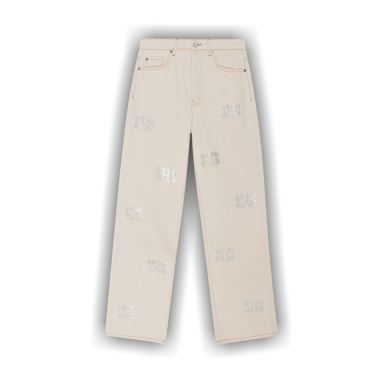 Buy GANNI Sparkle Izey Jeans 'Vanilla Ice' - J1202 VANI | GOAT Buy GANNI Sparkle Izey Jeans 'Vanilla Ice' - J1202 VANI | GOAT