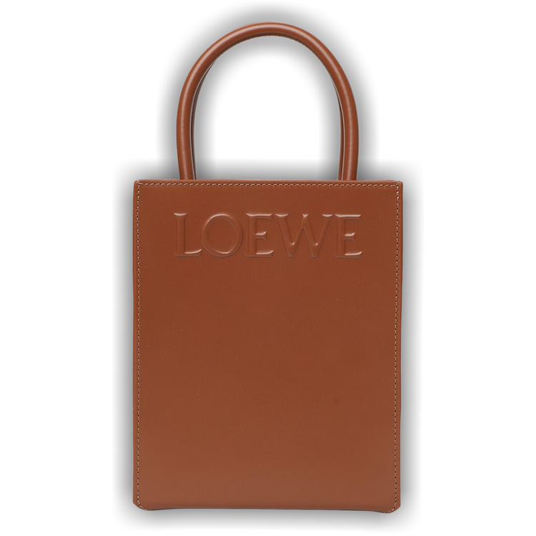 Sleek Calf ☆LOEWE☆ Standard A5 Tote 2wayバッグ TAN♪ Sleek Calf ☆LOEWE☆ Standard A5 Tote 2wayバッグ TAN