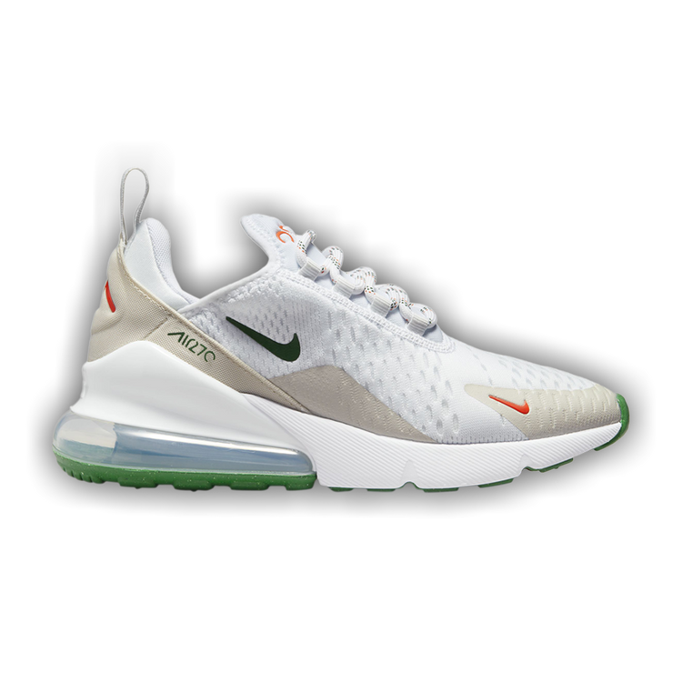 Buy Air Max 270 GS White Green Orange DX3063 100 GOAT CA