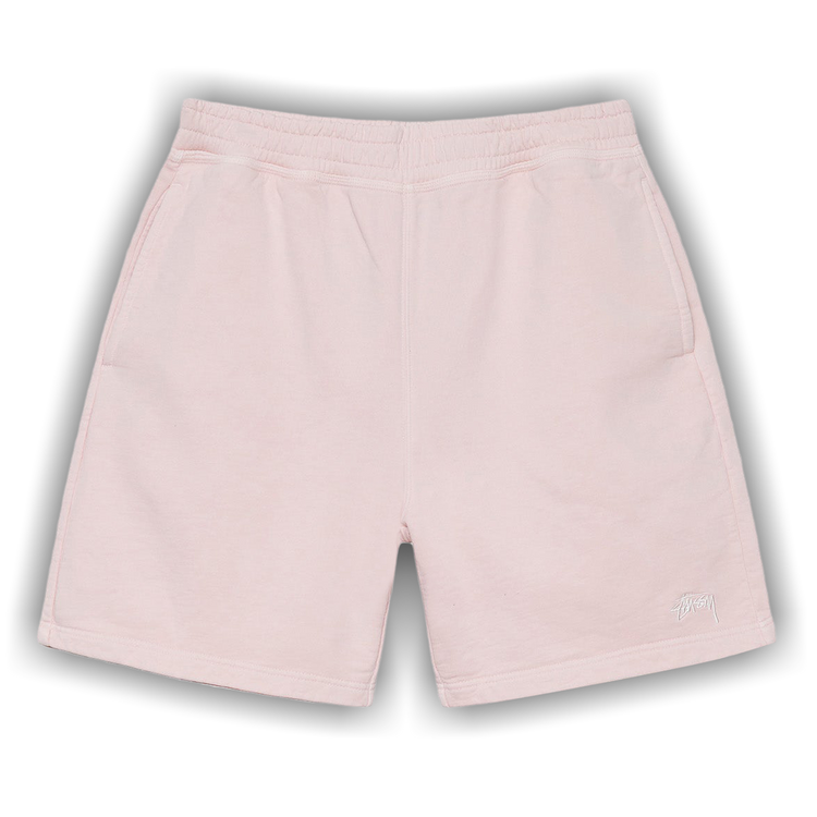 Buy Stussy Overdyed Stock Logo Sweat Short 'Light Pink' - 112286 