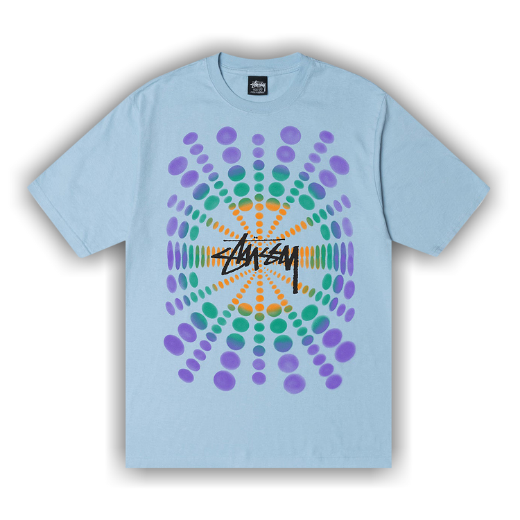 Buy Stussy Atticus Pigment Dyed Tee 'Sky Blue' - 1904909H