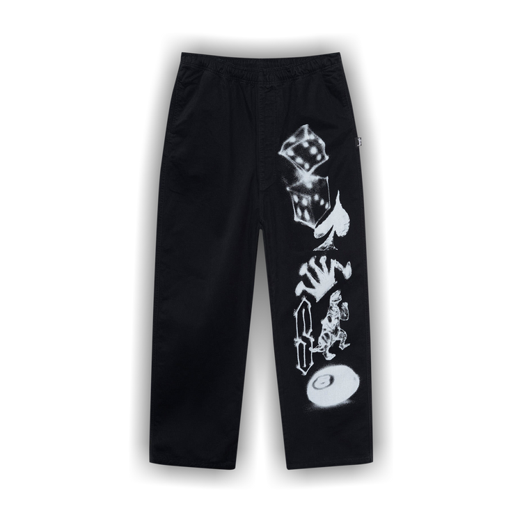 Buy Stussy Airbrush Icon Beach Pant 'Black' - 116622 BLAC | GOAT