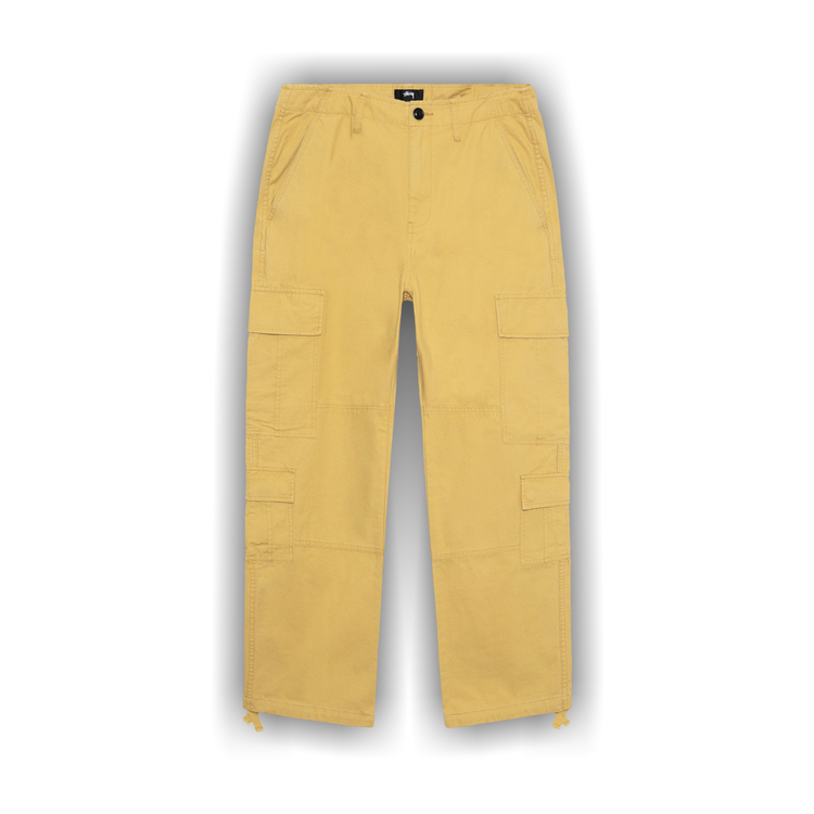 Buy Stussy Ripstop Surplus Cargo 'Sulphur' - 116586 SULP | GOAT