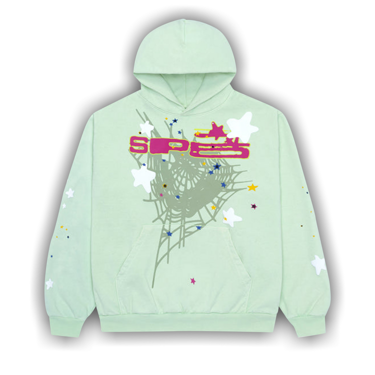 トップス sp5der hoodie Sp5der SP5 Mint Hoodie Mint Men's - SS23 - US