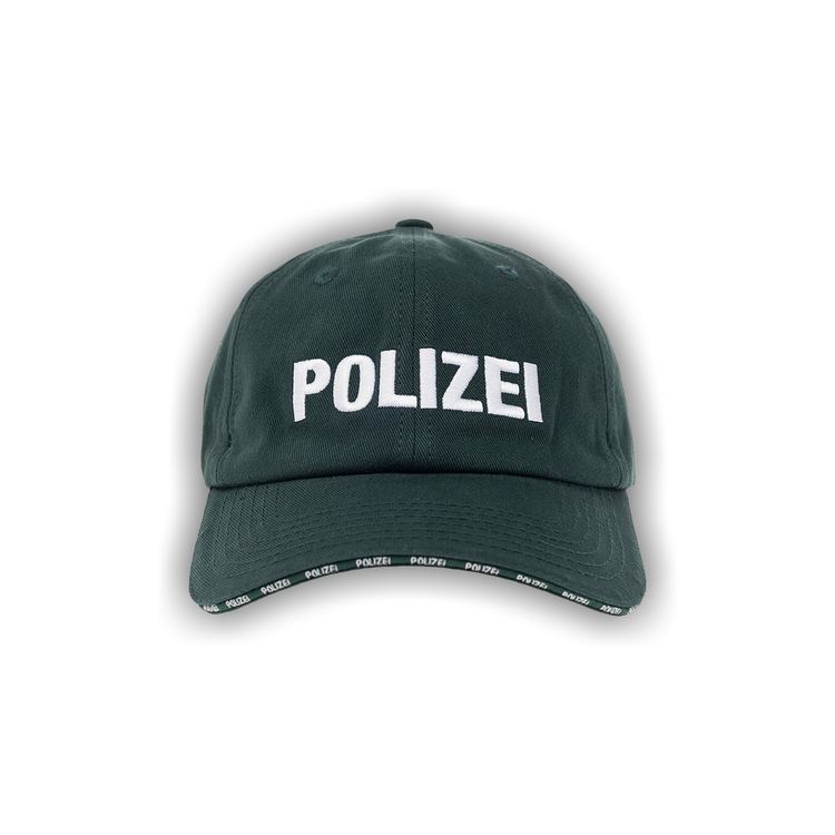 Buy Vetements Polizei Embroidered Baseball Cap 'Forest Green