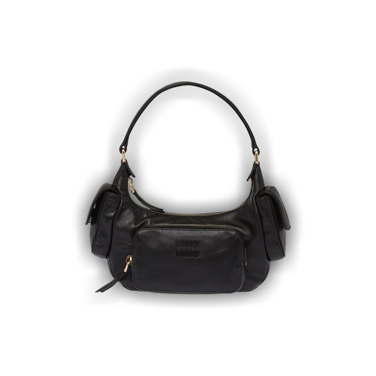 Buy Miu Miu Nappa Leather Pocket bag 'Black' - 5BC146 2F8N F0002 V 
