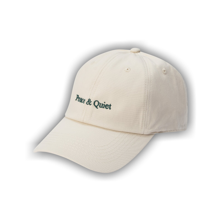Buy Museum of Peace & Quiet Classic Wordmark Dad Hat 'Bone' - MOPQ