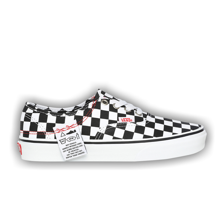 Diy cheap checkered vans