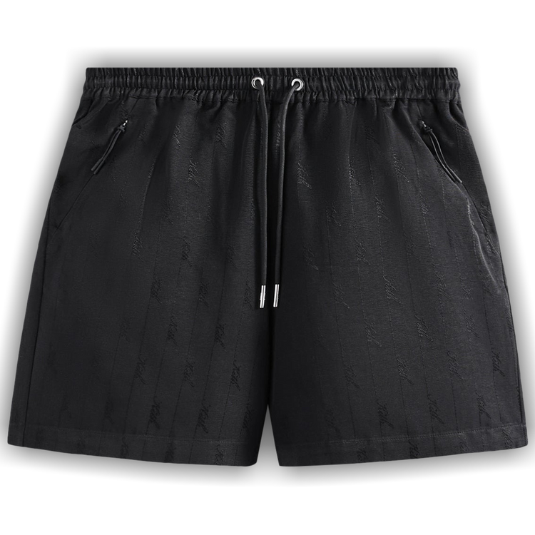 Buy Kith Jacquard Faille Cedar Short 'Black' - KHM060367 001