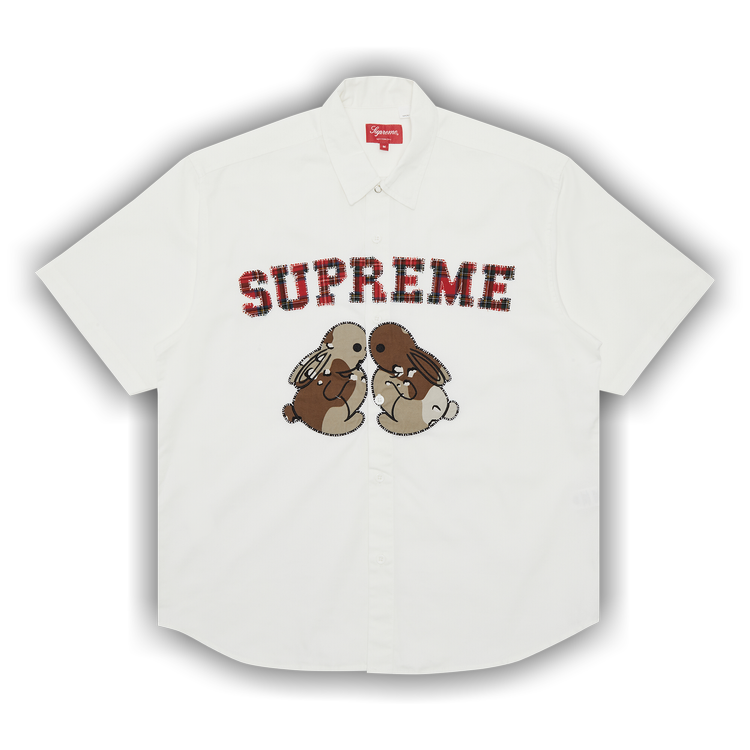 Supreme Bunnies S/S Work Shirt White-