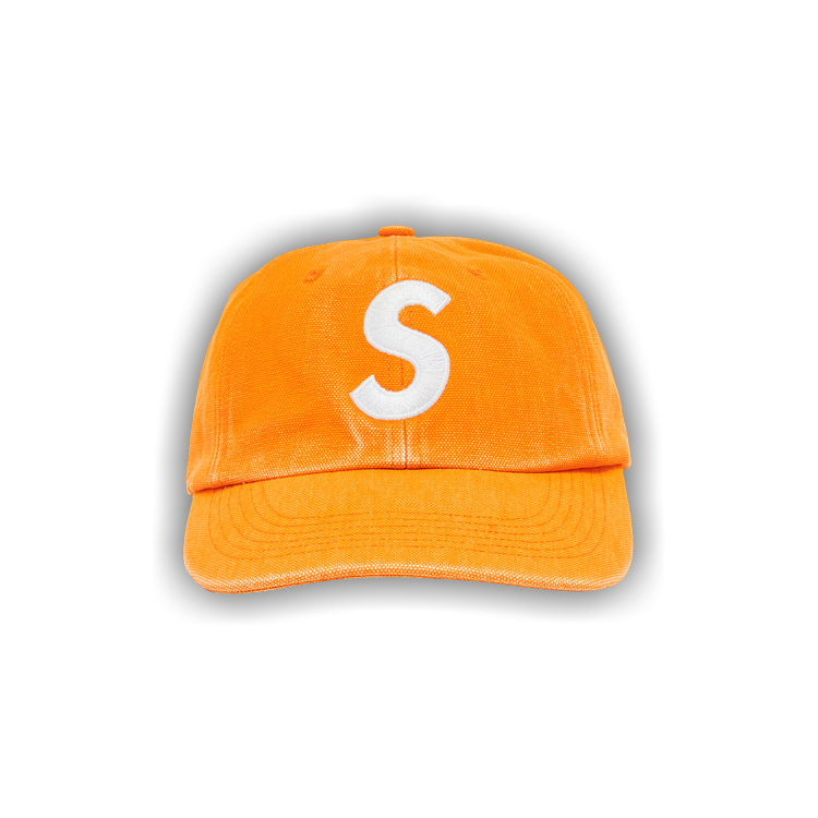 Buy Supreme Pigment Canvas S Logo 6-Panel 'Orange