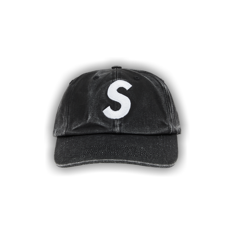 Buy Supreme Pigment Canvas S Logo 6-Panel 'Black' - SS23H117 BLACK