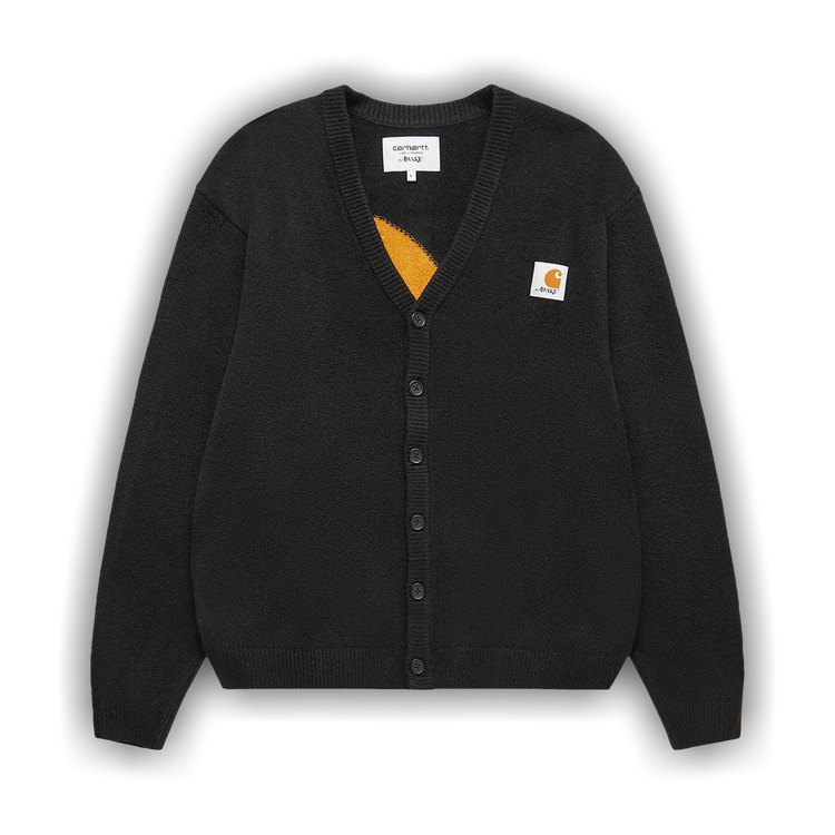 Carhartt✖️AWAKE NY Cardigan ＸＸＬ Buy Awake NY x Carhartt WIP Cardigan 'Black' - AWK CAR23 KN001
