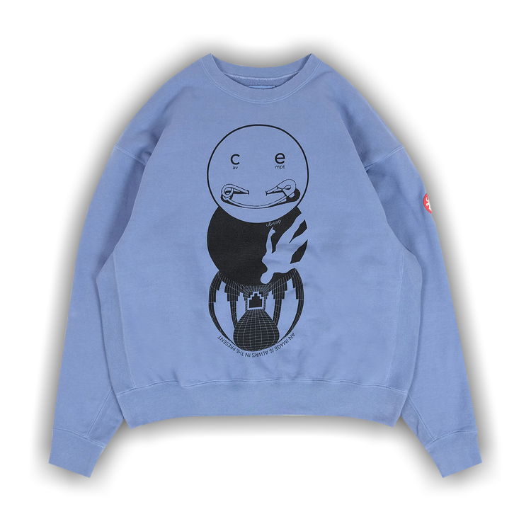 Buy Cav Empt Overdye MD In The Present Crewneck 'Blue' - CES22CS13