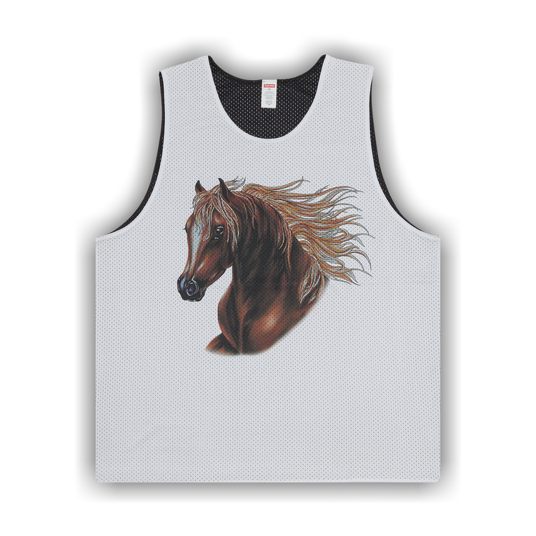 Supreme Mustang Basketball Jersey 白L Supreme Mustang Reversible Basketball Jersey (SS23) - $110