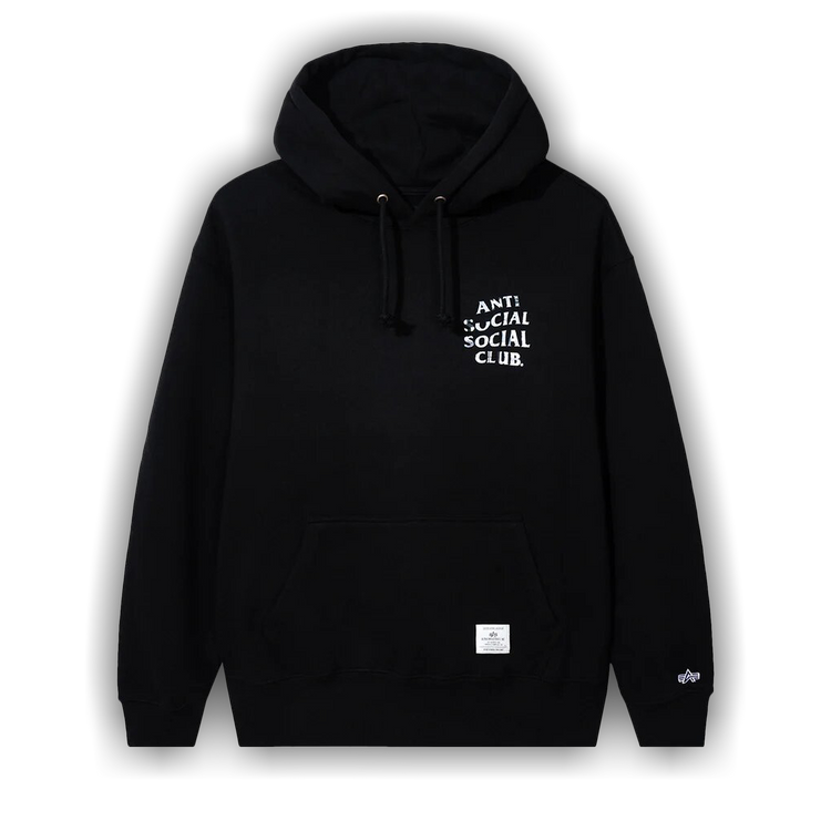 Buy Anti Social Social Club Draw Conclusions Hoodie 'Black