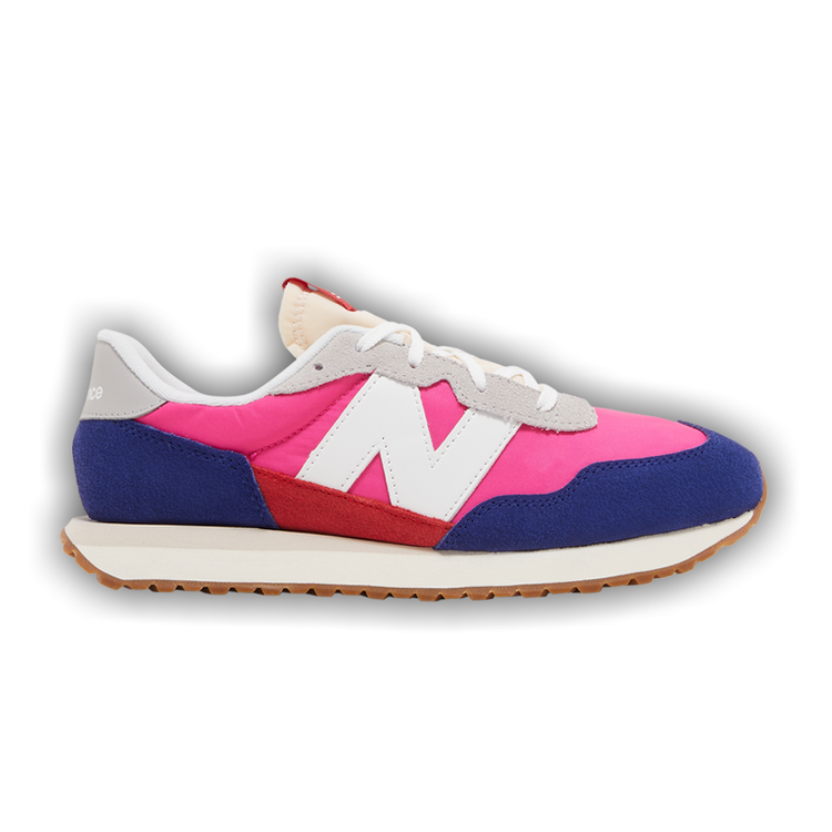 ゆっきー New Balance Kids 237 Bungee Sneaker, WHITE/BLACK, 10 M