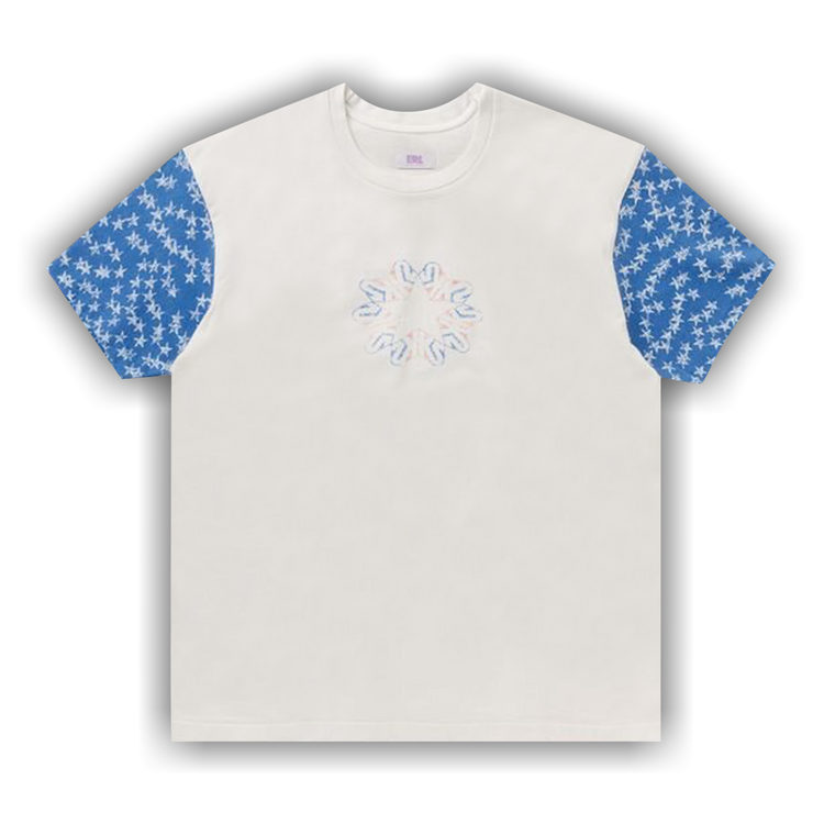 Buy ERL Star Print T-Shirt 'White' - ERL06T019 WHIT | GOAT