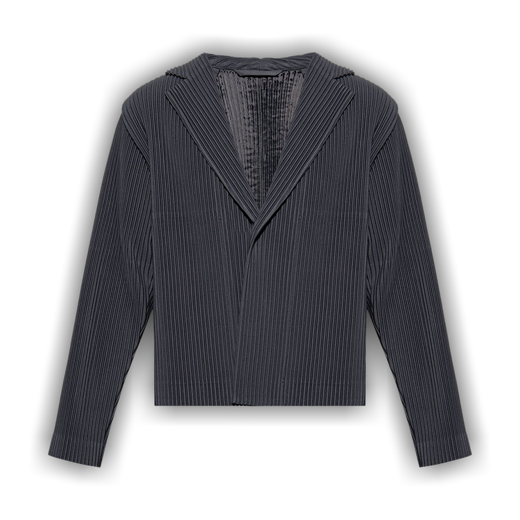 Buy Homme Plissé Issey Miyake Tailored Short Jacket 'Green