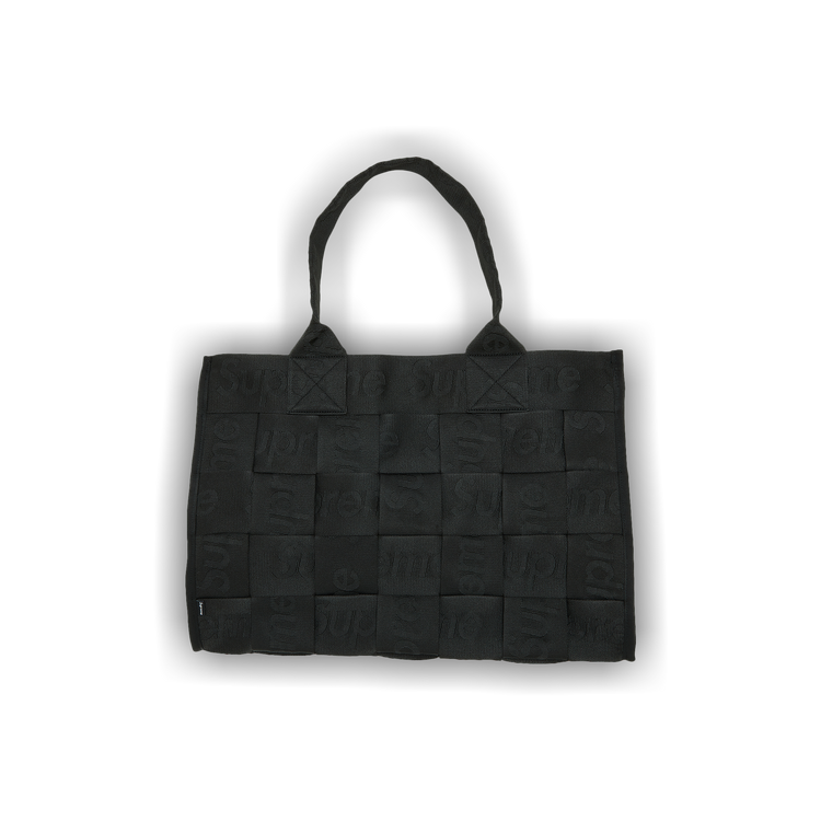 Buy Supreme Woven Large Tote Bag 'Black' - SS23B30 BLACK | GOAT