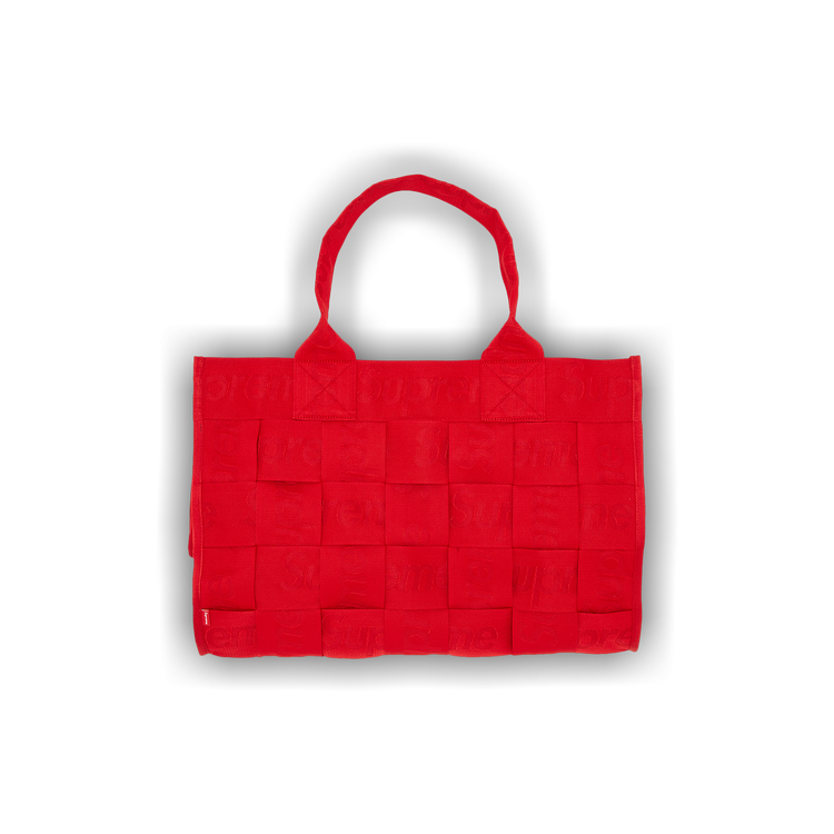 Buy Supreme Woven Large Tote Bag 'Red' - SS23B30 RED | GOAT