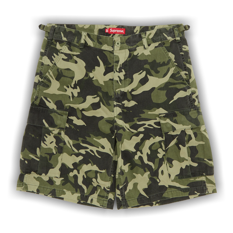 パンツ 21SS Supreme Overdyed Camo Cargo Short Supreme Overdyed Camo Cargo Short (SS21) - $138