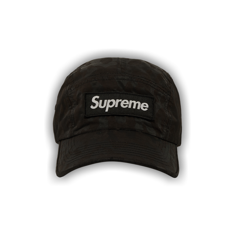 Buy Supreme Overdyed Camo Nylon Camp Cap 'Black' - SS23H56