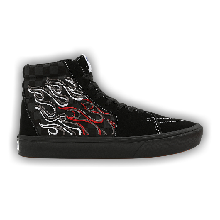 Vans UA Comfycush Sk8-Hi Flame Embroidery VN0A3WMB4C71 Camo High Shoes  Sneakers