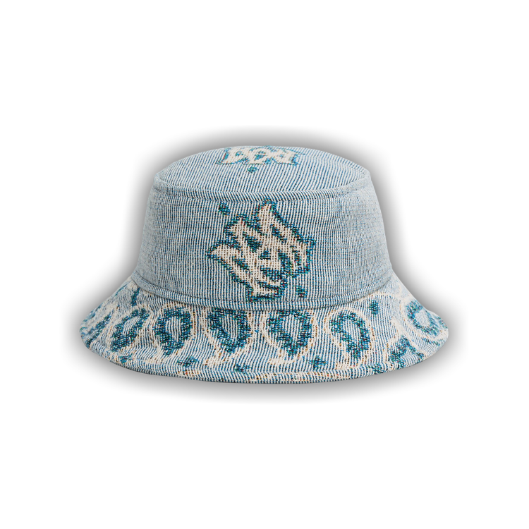 AMIRI paisley tie-dye reversible bucket hat - Blue