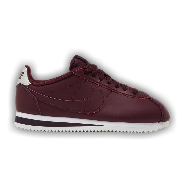 Burgundy nike cortez hot sale