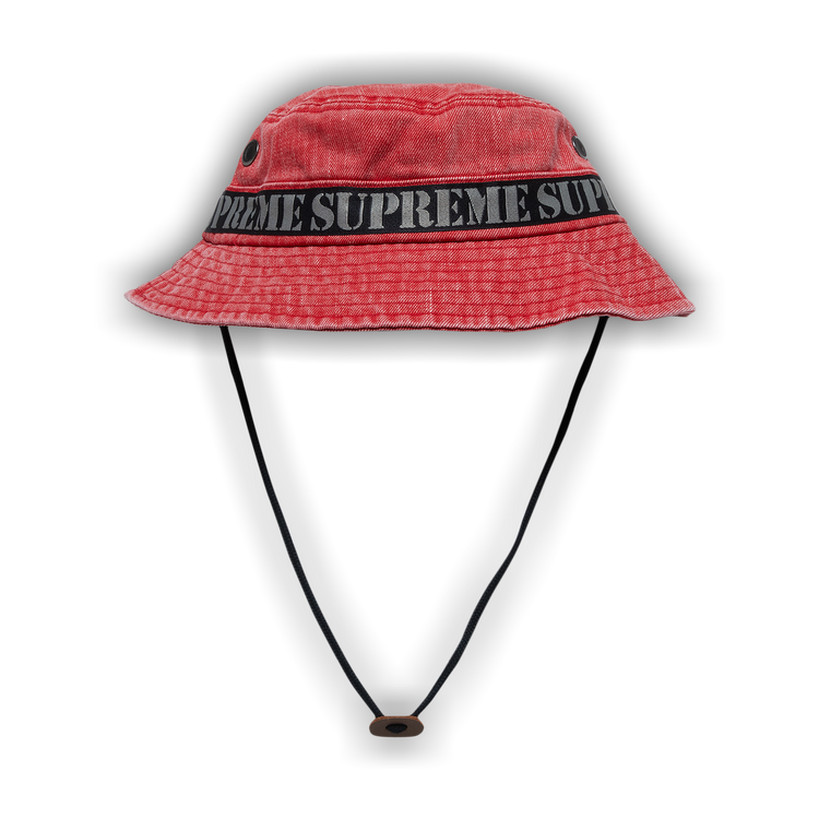 Buy Supreme Stencil Webbing Boonie 'Red' - SS23H64 RED