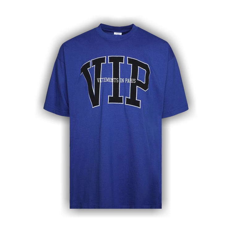 Buy Vetements VIP Logo T-Shirt 'Royal Blue' - UE54TR550N ROYA | GOAT