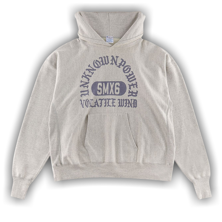 Buy SAINT Mxxxxxx Unknown Power Hoodie 'Grey' - SM S23 0000 045 | GOAT