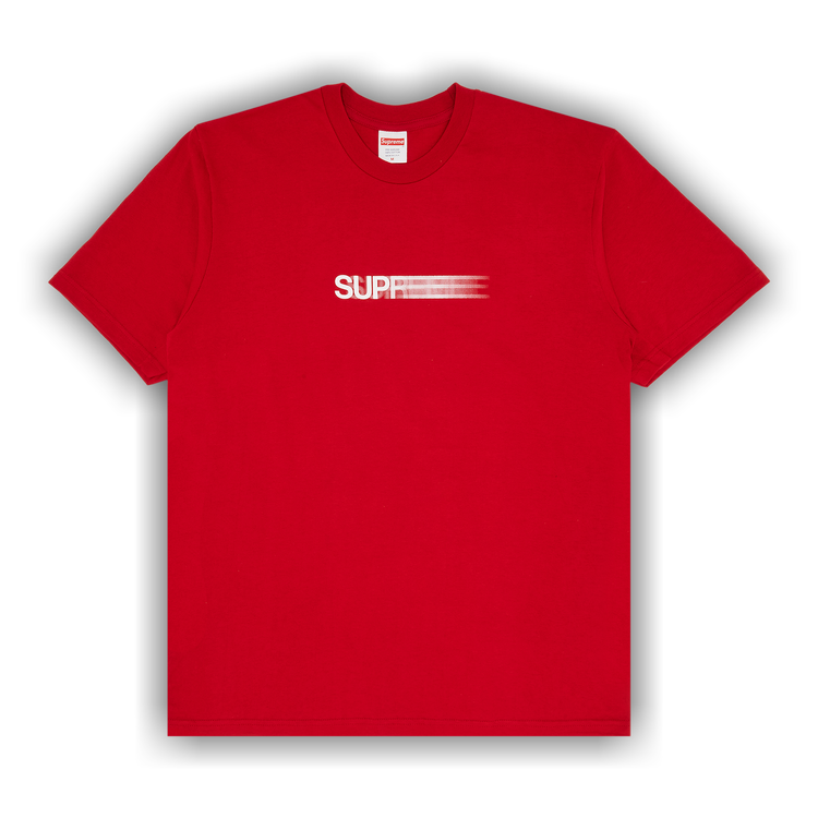 Buy Supreme Motion Logo Tee 'Red' - SS23T75 RED | GOAT