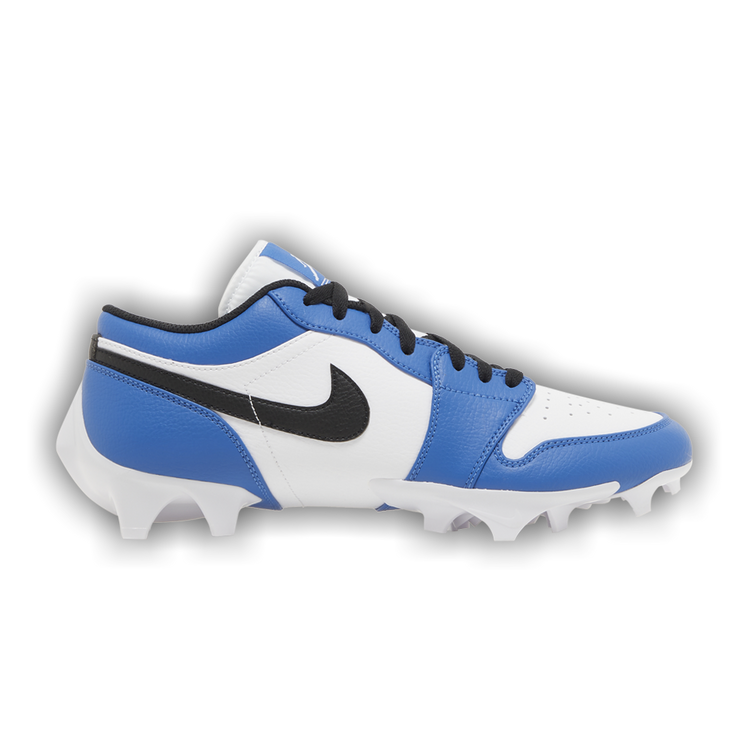 black and blue football cleats