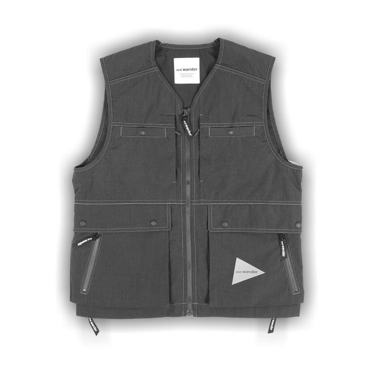 and wander field vest グレー and wander field vest グレー - メルカリ