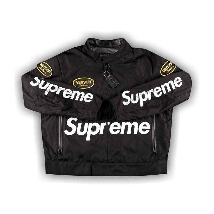 Buy Supreme x Vanson Leathers Cordura Jacket 'Black' - SS21J23 BLACK | GOAT