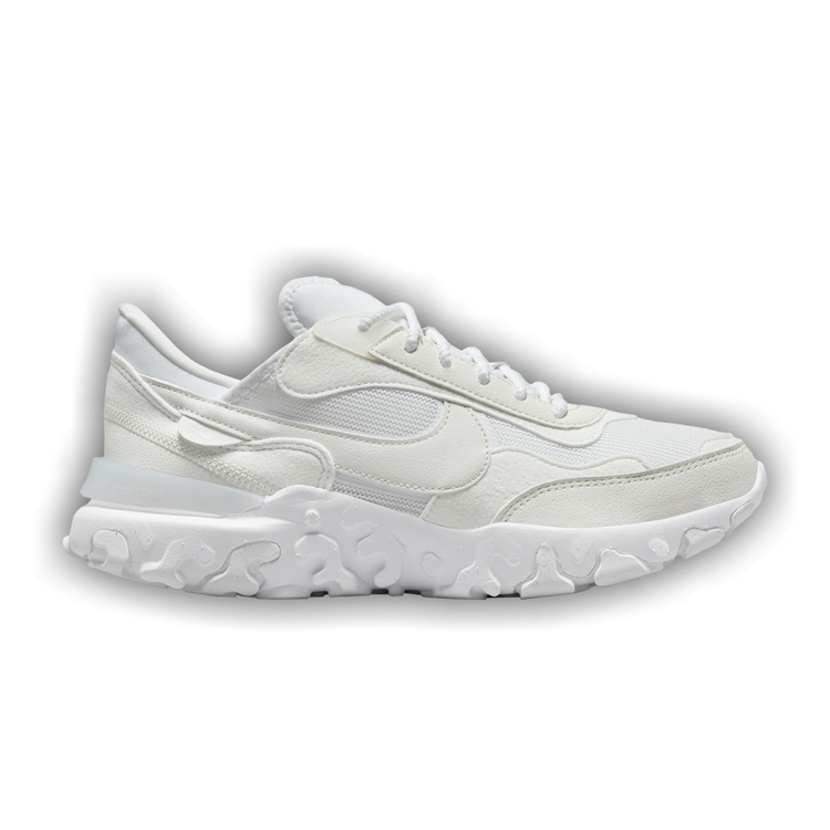 Nike react white best sale