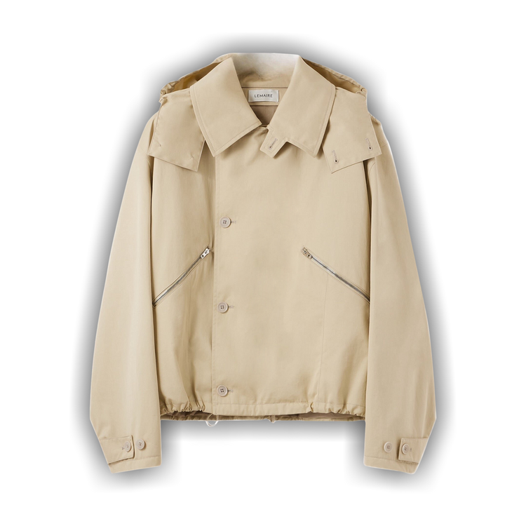 Buy Lemaire Boxy Military Blouson 'Dusty Mastic' - OW10004
