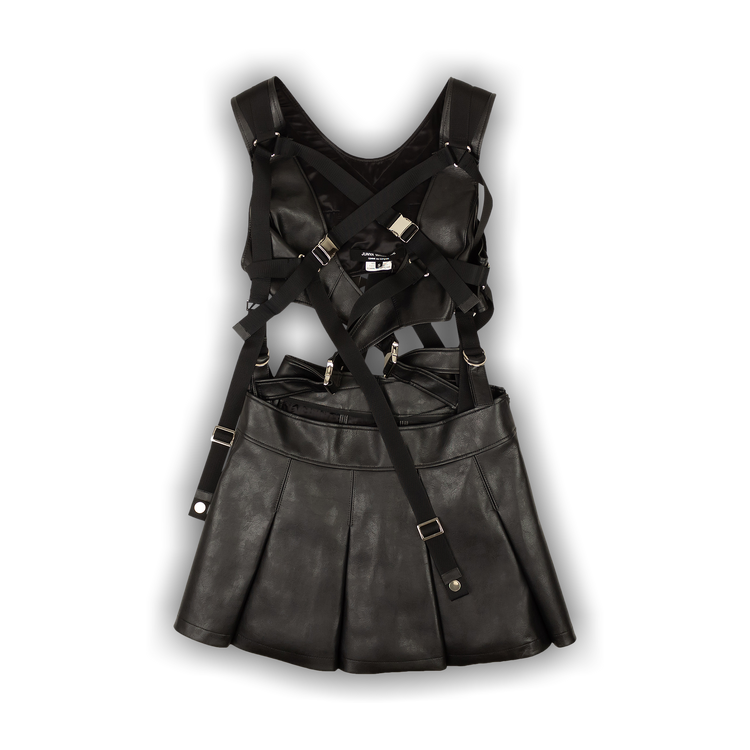QOOZA IMVAL Leather Dress [BLK] レザーワンピース
