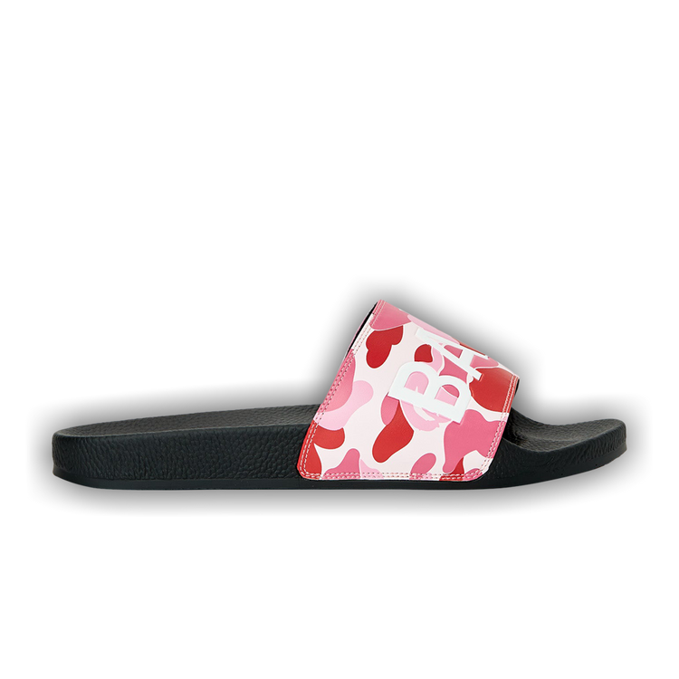 Buy BAPE ABC Camo Slide 'Pink Text' - 1J30191010 PNK | GOAT