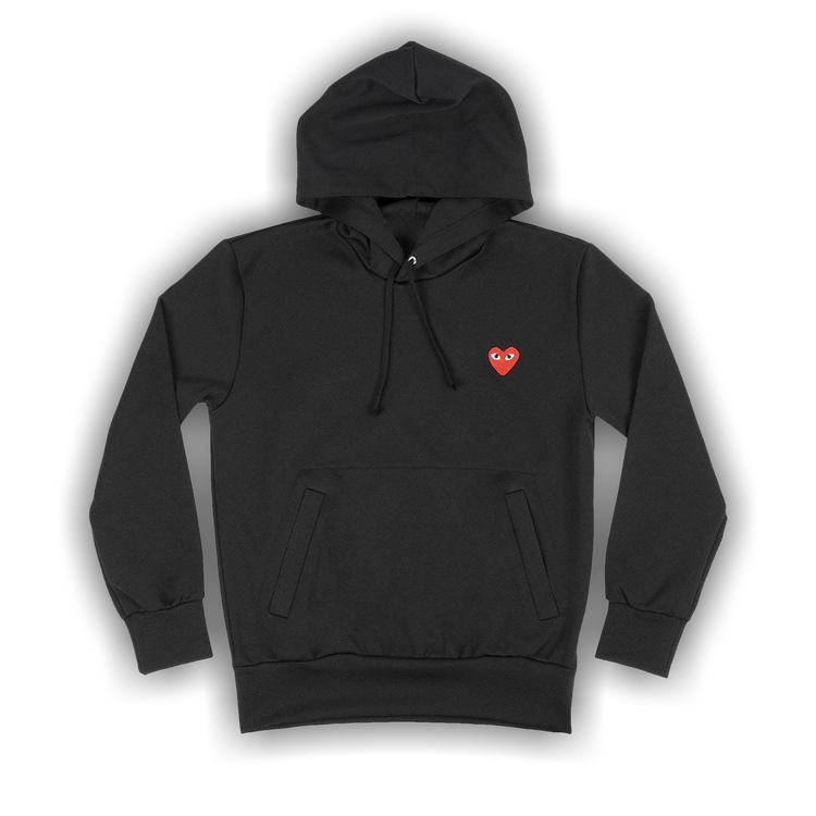 Commes des garcons hoodie black discount