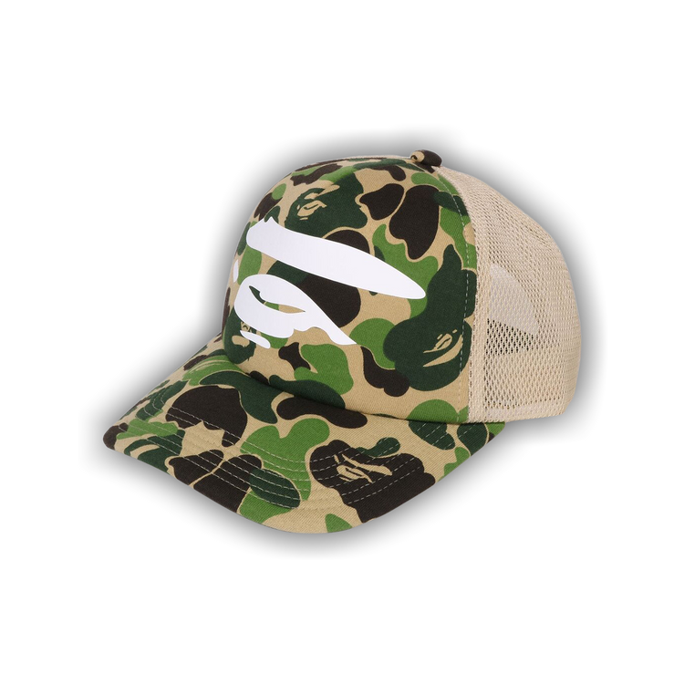 帽子 A BATHING APE COLOR CAMO NYCOGOESH CAP A Bathing Ape Color Camo NYC Logo Mesh Cap red