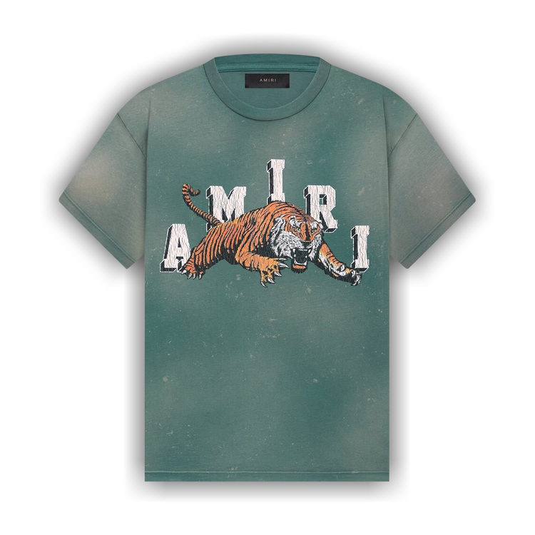 Buy Amiri Vintage Tiger Tee 'Green' - PF23MJG006 610 GREE | GOAT