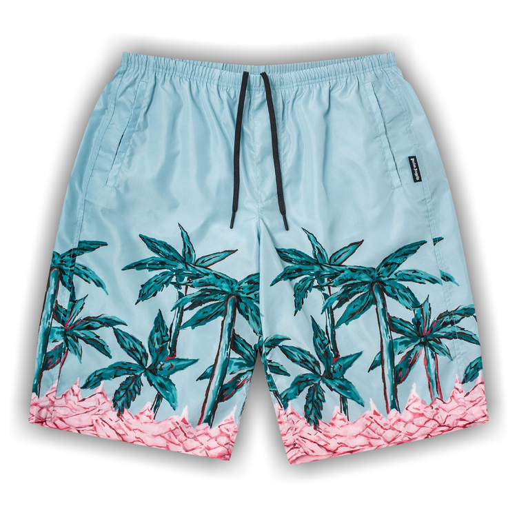 【関税＆送料込み】Palm Angels \"Paxlatimes Regular\" Short S Palm Angels Boy's Palm Angels Sandals | Saks Fifth Avenue