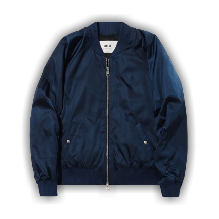 Buy Ami Zipped Bomber 'Nautic Blue' - HJK024 274 491 | GOAT