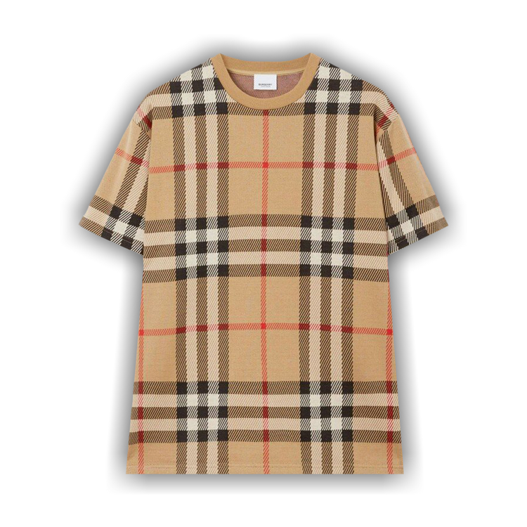BURBERRY チェック柄襟 Tシャツ 116cm 1233878_00.png.png